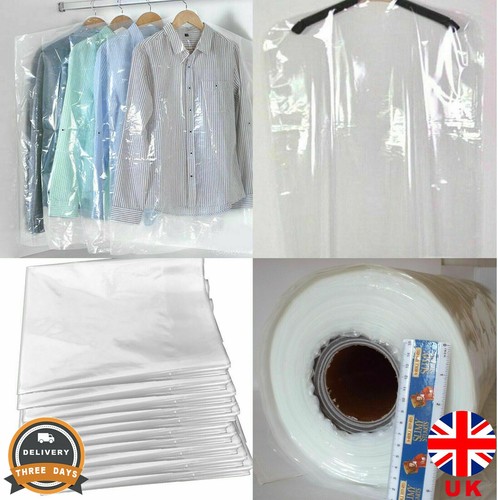 Clear poly garment covers - poly,