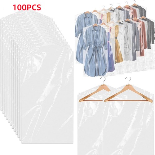 100 packs clear polythene - packs,