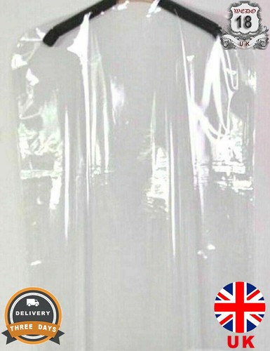 Clear poly garment covers - 10,