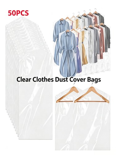 50pcs clear garment - 50pcs,