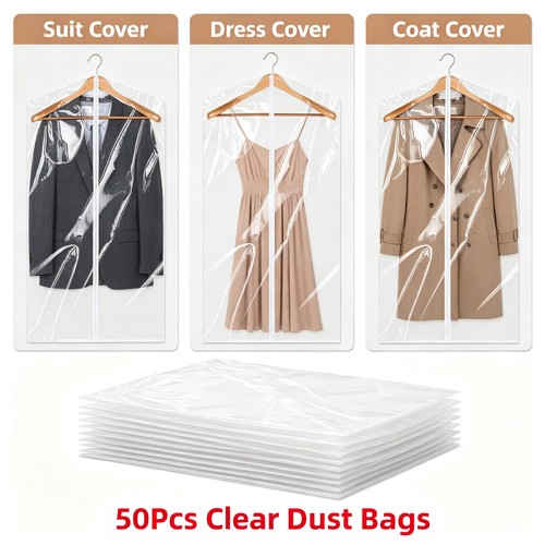 50pcs clear garment - 50pcs,